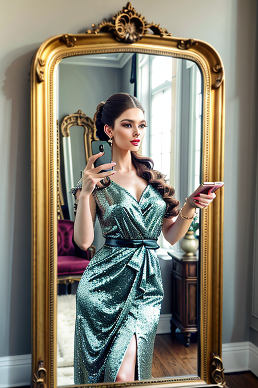 aesthetic mirror selfie girl quotes