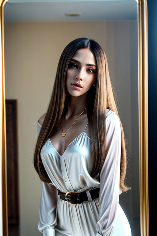 mirror photo pose girl simple