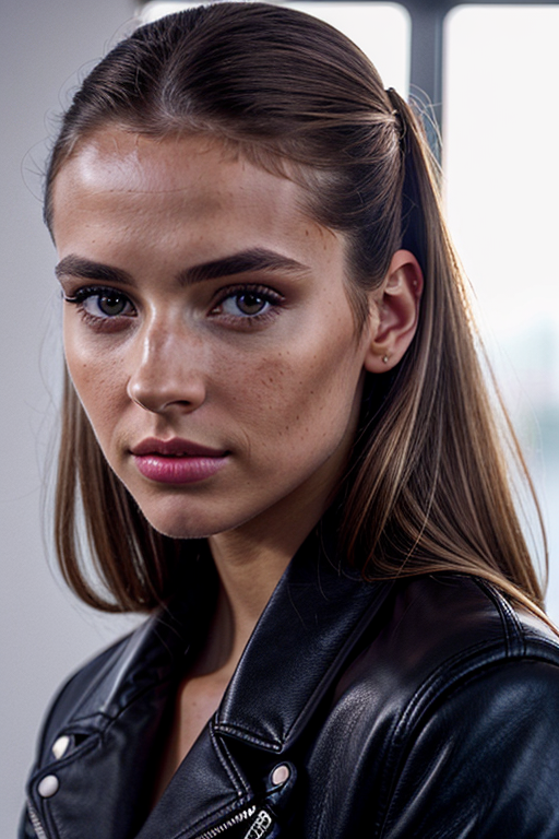 office woman stock image