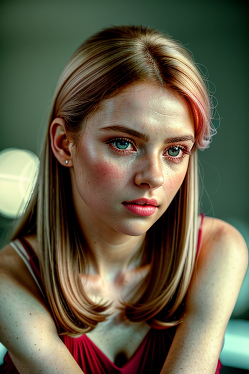 red eyes pic girl aesthetic